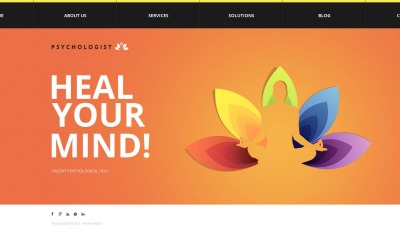 MotoCMS HTML шаблон на тему психолог №46875