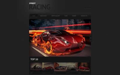 Premium Araba Yarışı Moto Cms Html #46858