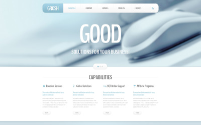 Responsive Joomla Template over Outsourcing bedrijf №46838