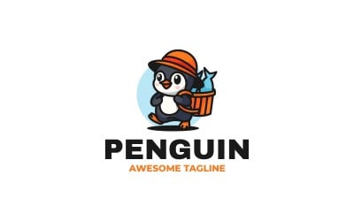 Penguin Simple Mascot Logo 65