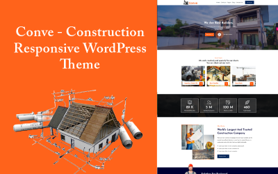 Conve - Thème WordPress réactif pour la construction