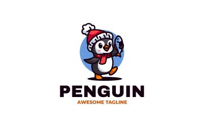 Penguin Simple Mascot Logo 85