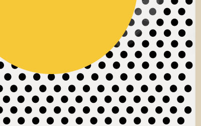 Bold elements modern aesthetic design template ready to use