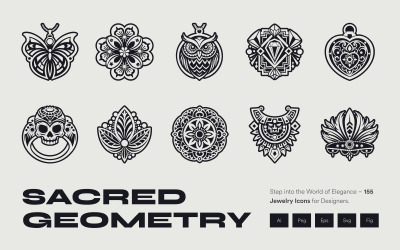 Glyphen, Heilige Geometrie, Symbole