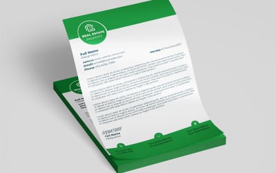 Professional Corporate Letterhead Template | PSD Office Document