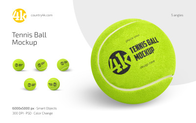 Tennisball-Mockup-PSD-Vorlage