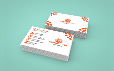 Creative Corporate Business Card - Simple Business Card Design