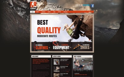 Premium Dağcılık Moto Cms Html #46947