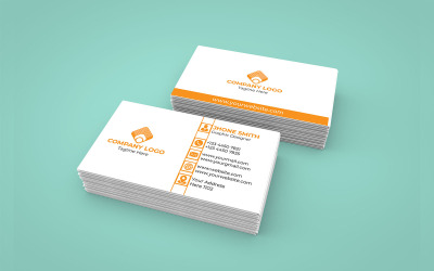 Business Card Design  Vector Illustrations Design