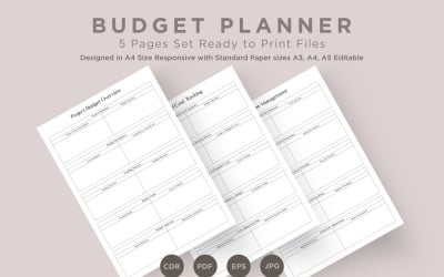 Budget Planning Pages Set V-04
