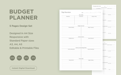Budget Planning Pages Set V-08
