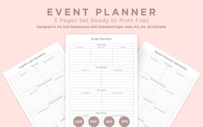 Event Planning Pages Set V-02