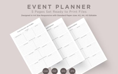 Event Planning Pages Set V-04