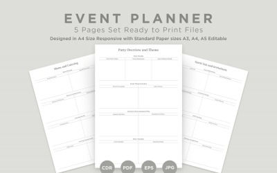 Event Planning Pages Set V-06