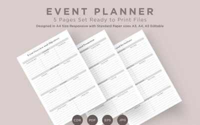 Event Planning Pages Set V-09