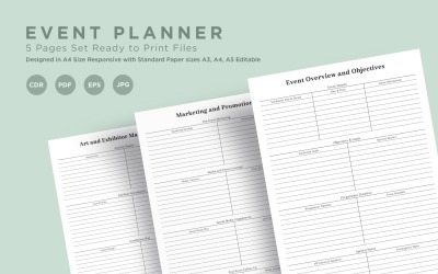 Event Planning Pages Set V-10