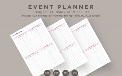Event Planning Pages Set V-14