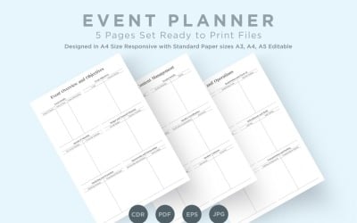 Event Planning Pages Set V-19