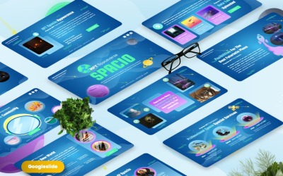 Spacio - NFT-ruimtes Google Slide-sjablonen