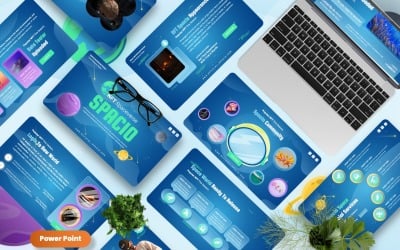 Spacio - Powerpoint šablony NFT Spaces