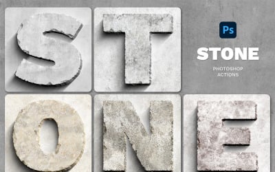 Stone Effect Photoshop Action