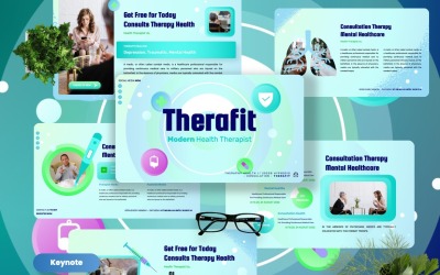 Therafit - 现代健康主题演讲模板