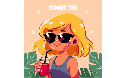 Hand Drawn Summer Illustration