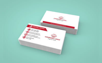 Minimal Business Card Template Business Card Design 180