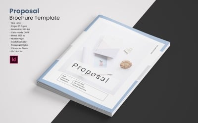 Creative Project Proposal Template. Word &amp;amp; Indesign