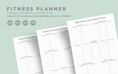 Fitness Planning Pages Set V-10