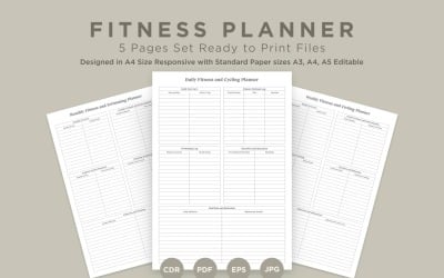 Fitness Planning Pages Set V-11