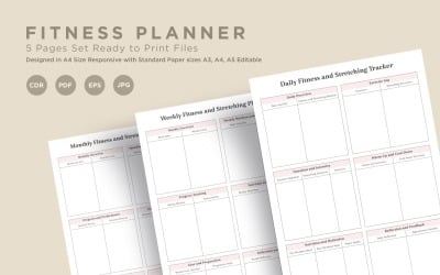 Fitness Planning Pages Set V-15