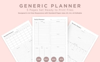 Generic Planning Pages Set V-02