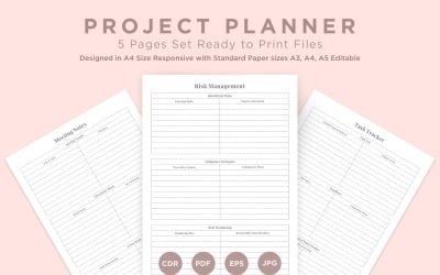 Project Planning Pages Set V-02