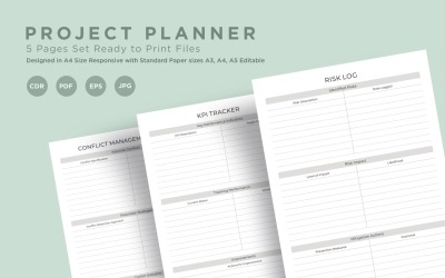 Project Planning Pages Set V-10