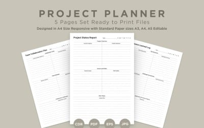 Project Planning Pages Set V-11
