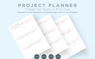Project Planning Pages Set V-19
