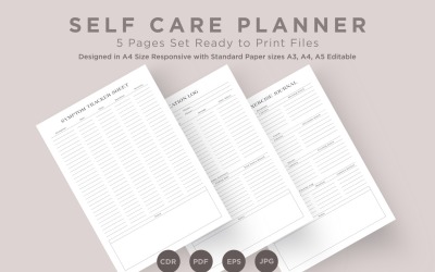 Self Care Planning Pages Set V-04