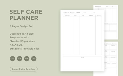 Self Care Planning Pages Set V-08