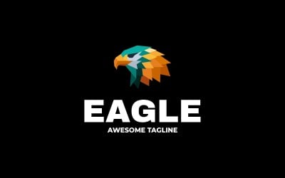Eagle Flat Modern Logo 75