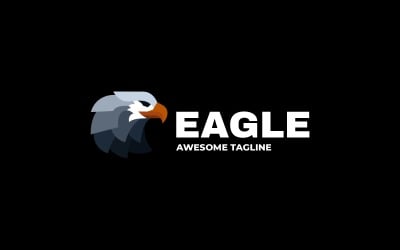 Eagle Flat Modern Logo 76