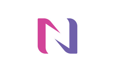 N Logo Design and template. Creative N leaf  icon initials based Letters in vector.0