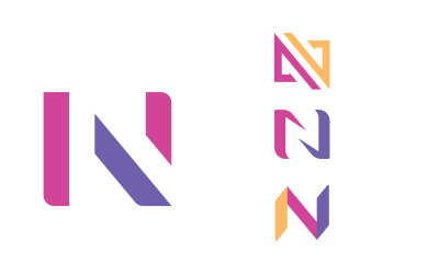 N Logo Design and template. Creative N leaf  icon initials based Letters in vector.13