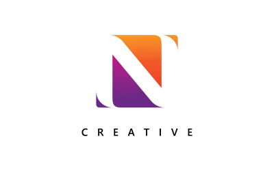 N Logo Design and template. Creative N leaf  icon initials based Letters in vector.1
