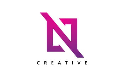 N Logo Design and template. Creative N leaf  icon initials based Letters in vector.2