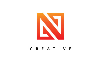N Logo Design and template. Creative N leaf  icon initials based Letters in vector.4