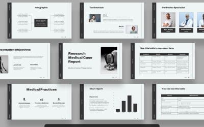 Badania przypadków medycznych PowerPoint