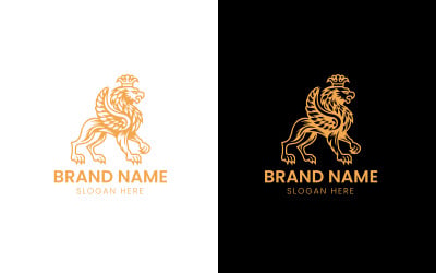 Logo mascotte corona grifone-12-546