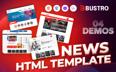 Bustro - Nieuws &amp;amp; Magazine HTML-sjabloon