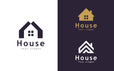 Real Estate Vector Logo Template, Modern House and property logo 13